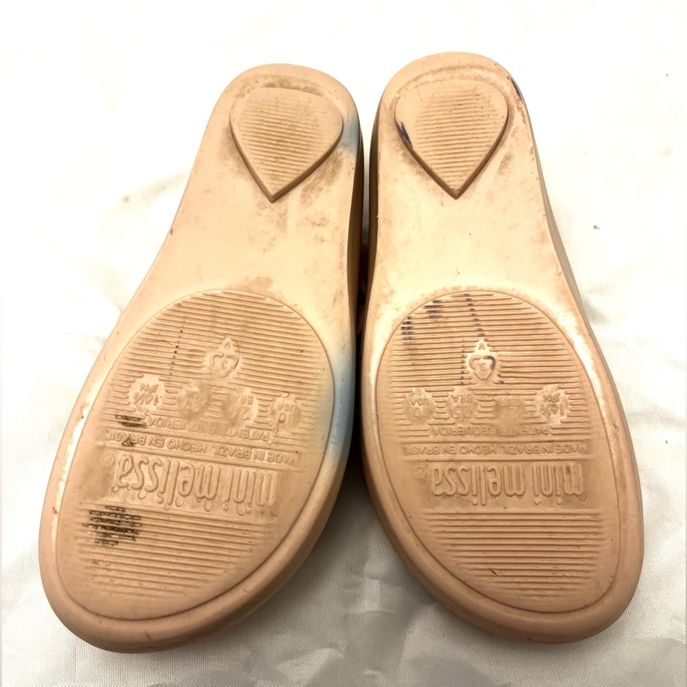 Mini Melissa Mickey and Minnie Mouse Shoes sz 10 - Picture 7 of 8